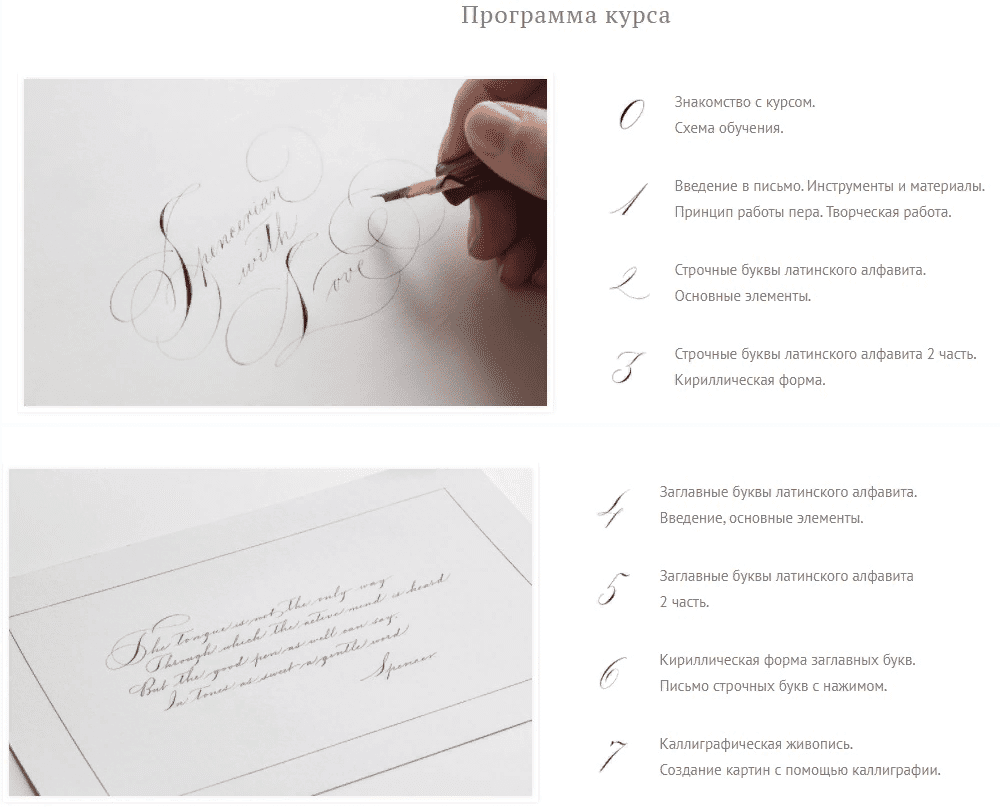 [Nikolietta calligraphy] Курс по каллиграфии "Spencerian Script" (2021)
