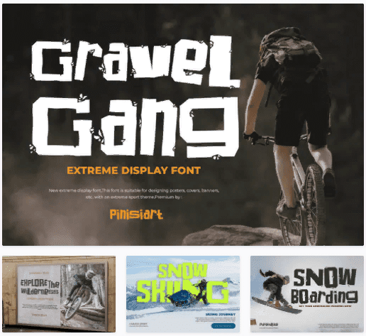 [Elements.Envato] Gravel Gang Font (2021)
