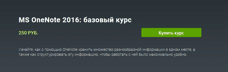 [Skill.im] MS OneNote 2016. Базовый курс (2021)