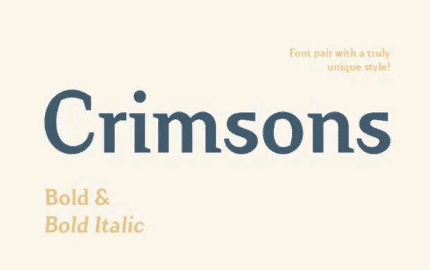 [Fontbundles] Crimsons Font (2021)