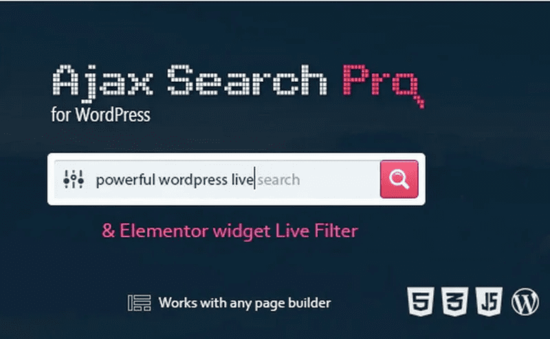 [Codecanyon] Ajax Search Pro - Live WordPress Search & Filter Plugin (2021)