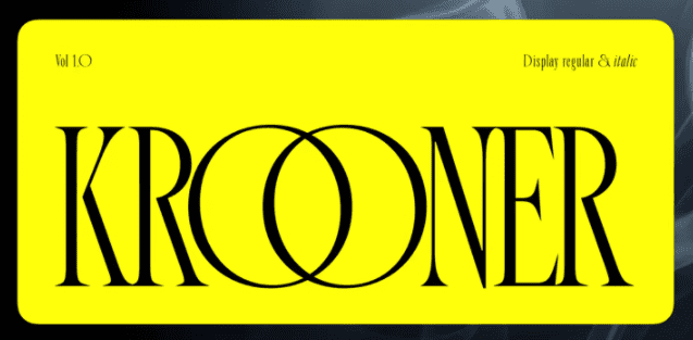[Myfonts] Krooner Font (2021)