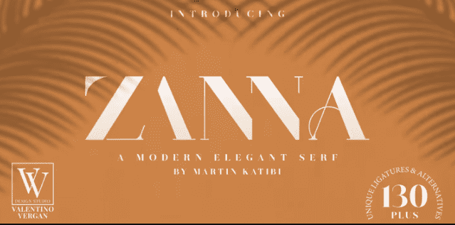 [Myfonts] Zanna Font (2021)