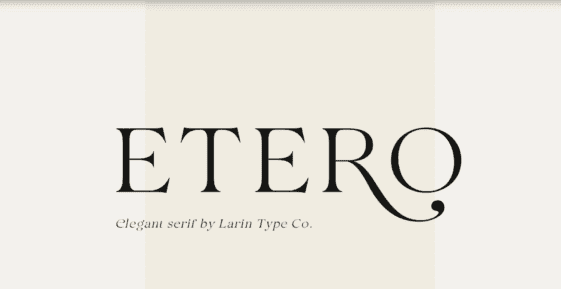 [Creativefabrica] Etero Font (2021)