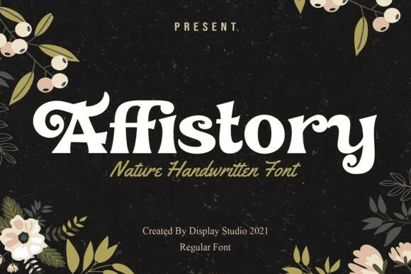 [Creativefabrica] Affistory Font (2021)
