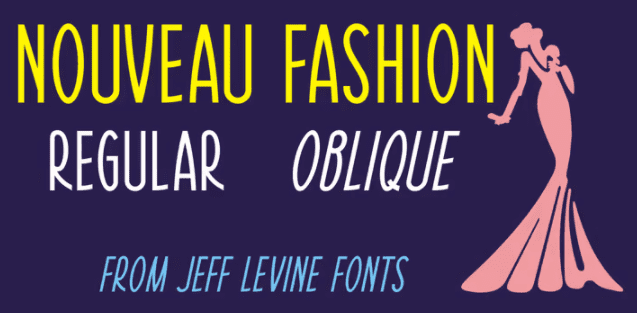 [Myfonts] Nouveau Fashion Font (2021)