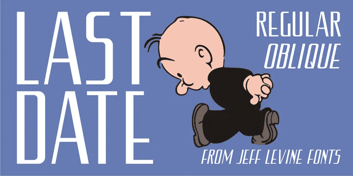 [Myfonts] Last Date Font (2021)