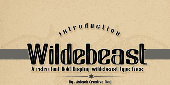 [Fontbundles] Wildebeast Font (2021)