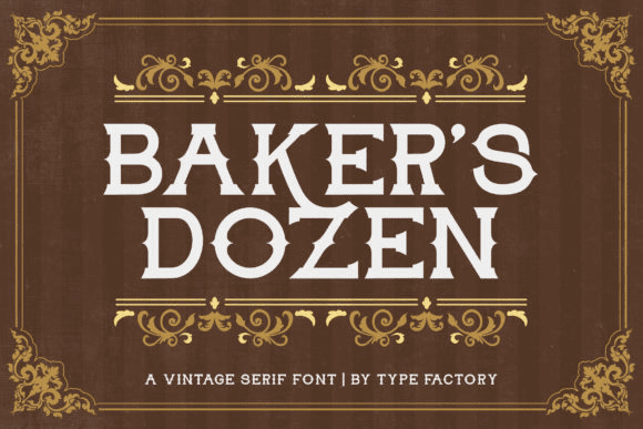 [Creativefabrica] Baker’s Dozen Font (2021)