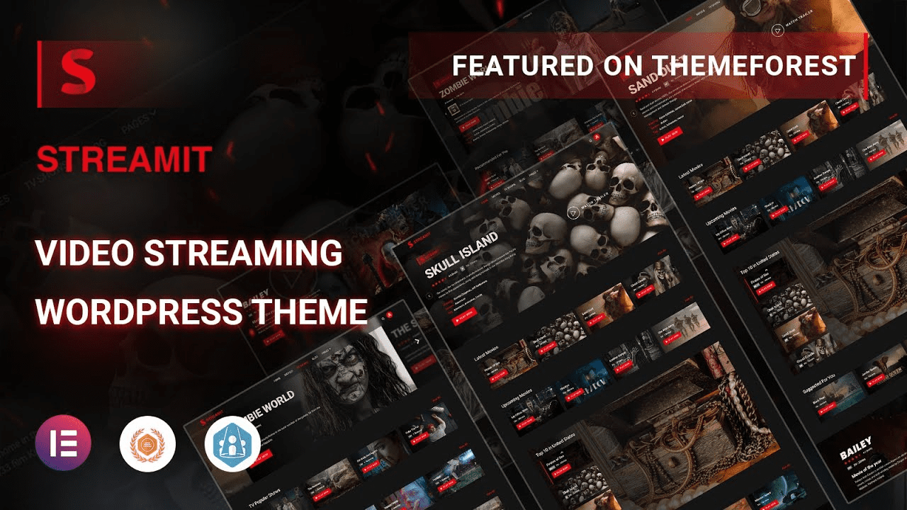 [Themeforest] Streamit v2.0.0 - тема WordPress для потокового видео + RTL (2022)