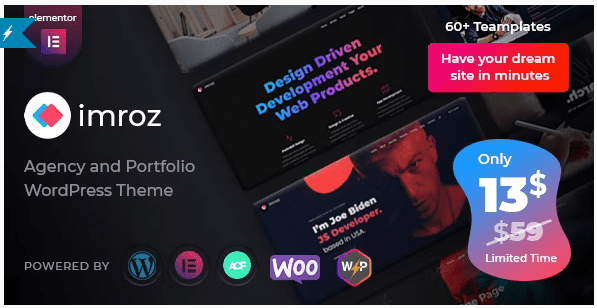 [Themeforest] Imroz v1.0.0 - Agency & Portfolio Theme (2022)
