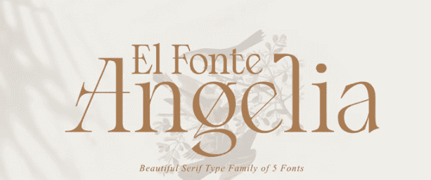 [Myfonts] El Fonte Angelia Font (2022)