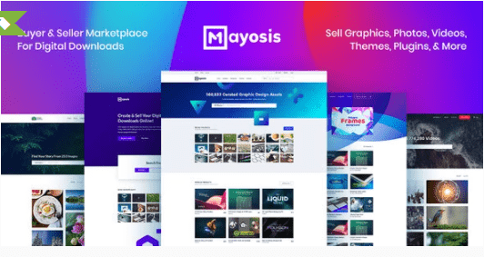 [themeforest] Mayosis v3.6.9 - шаблон WordPress для магазина цифровых товаров (2022)