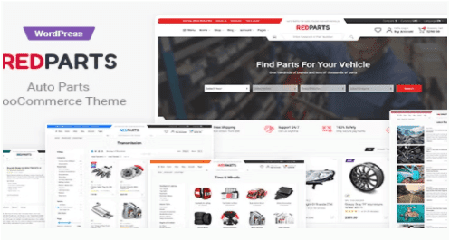 [themeforest] RedParts v1.18.0 - WordPress тема автозапчастей (2022)