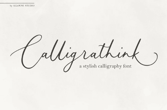[Fontbundles] Calligrathink Font (2022)