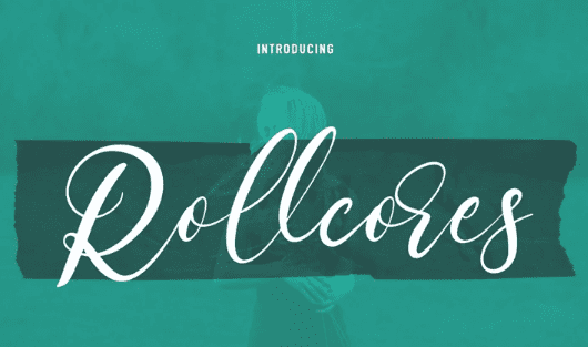 [Fontbundles] Rollcores Script Font (2022)