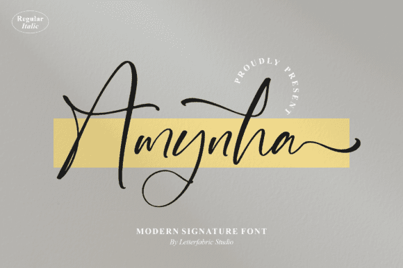 [Creativefabrica] Amynha Font (2022)