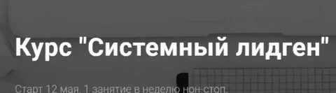 [Алексей Паньшин] Системный лидген. Тариф Одиночка (2022)