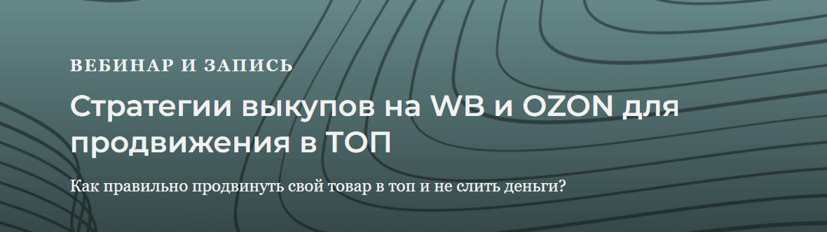 [Анастасия Романова] Стратегии выкупов для WB и Ozon для продвижения в топ (2022)