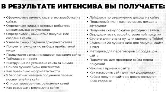 [Роман Пузат] Интенсив по заработку на сайтах (2022)