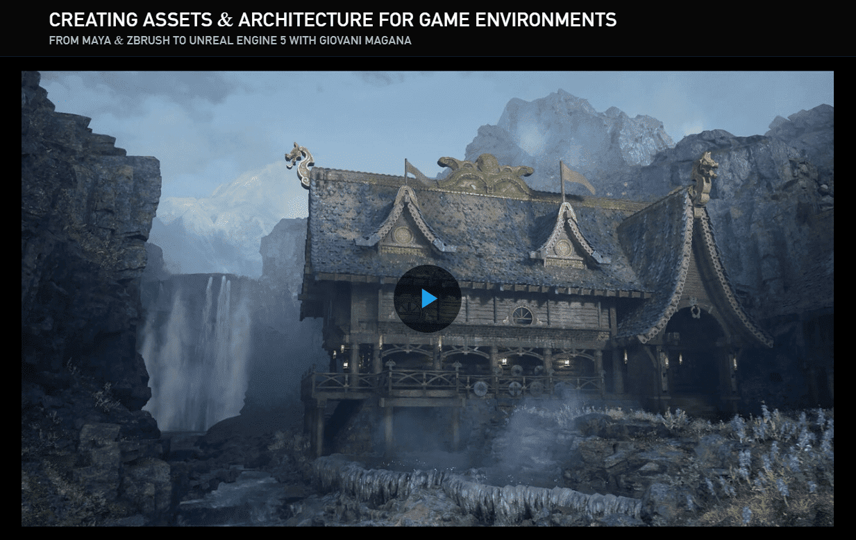 [TheGnomonWorkshop, Giovani Magana] Creating Assets & Architecture for Game Environments (2023)