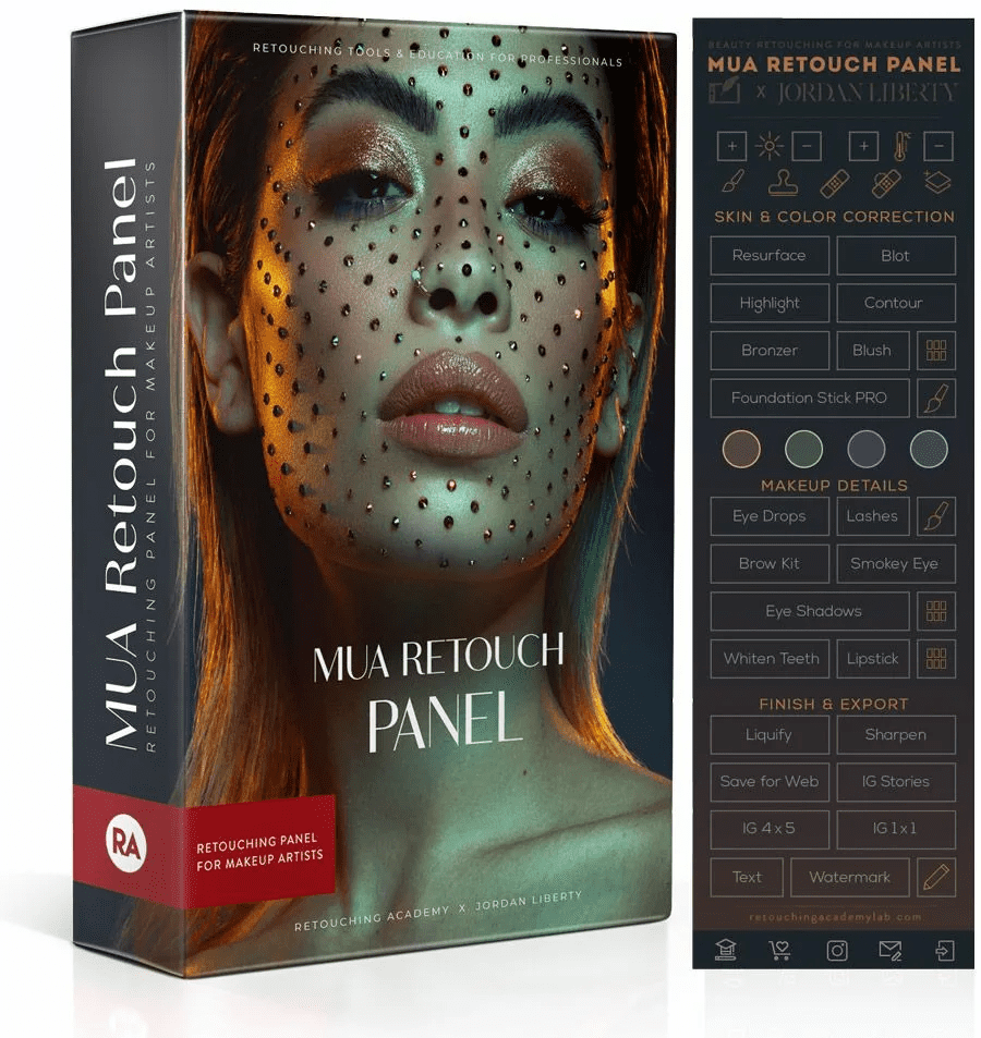 [Retouching Academy Lab] MUA Retouch Panel for Photoshop CC 2020