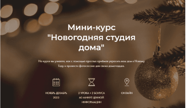 [Яна Савина] Новогодняя студия дома (2023)