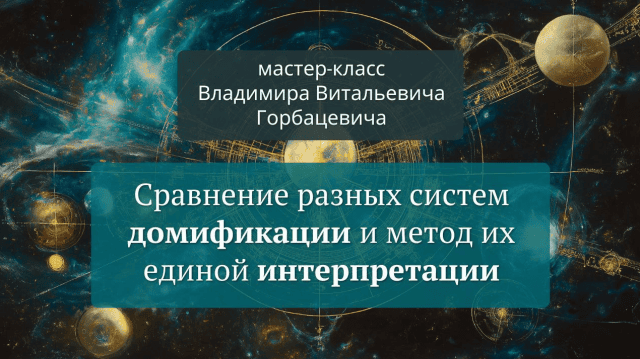[Владимир Горбацевич] Сравнение разных систем домификации и метод их единой интерпретации (2024)