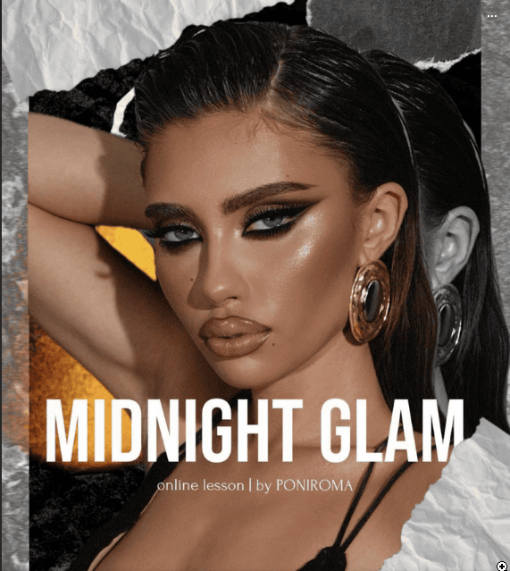[Poniroma] Урок по макияжу Midnight Glam (2025)
