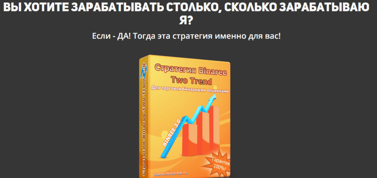 [Александр Новиков] Бинарная стратегия BINAREE TWO TREND