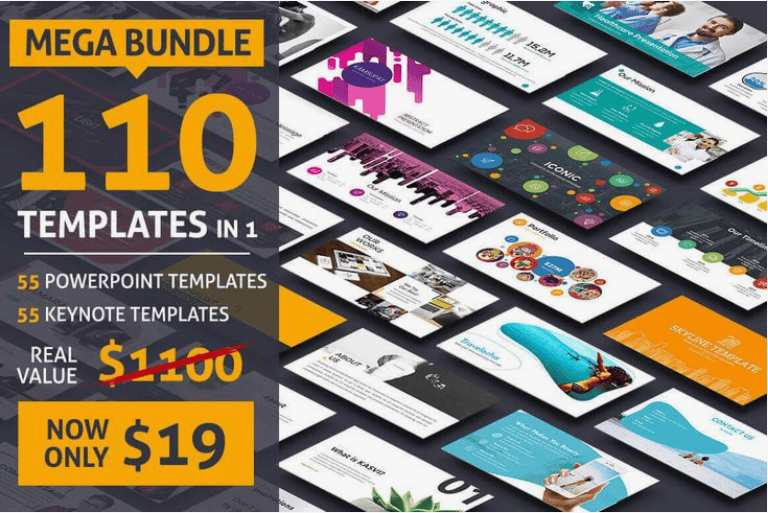 55 PowerPoint + 55 Keynote Templates (with 1000s of Infographics & Diagrams)