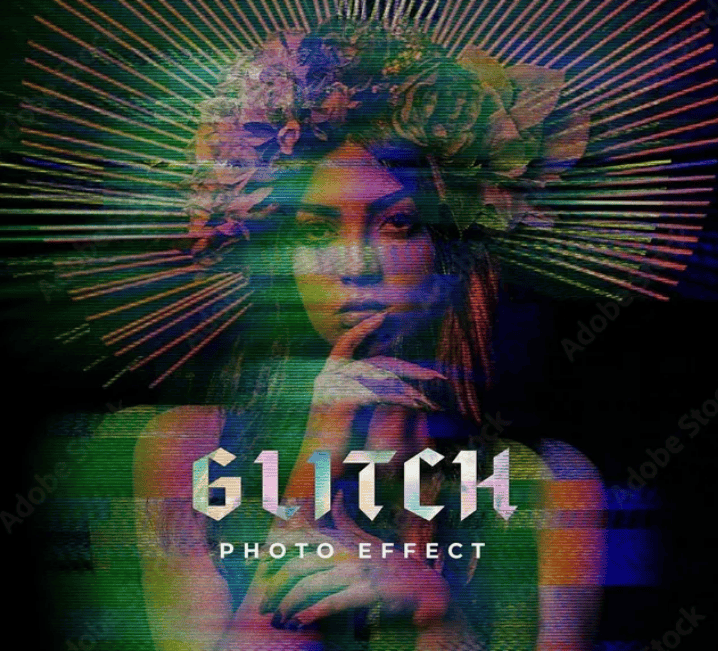 [Creativemarket] Digital Glitch Effect PSD Templates (2019)
