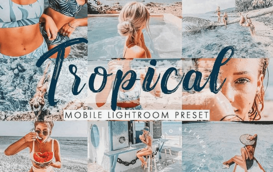 [Creativemarket] Tropical Lightroom Presets Instagram (2018)