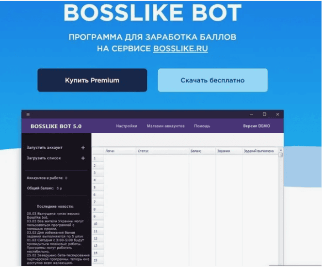 Bosslike Bot для VK