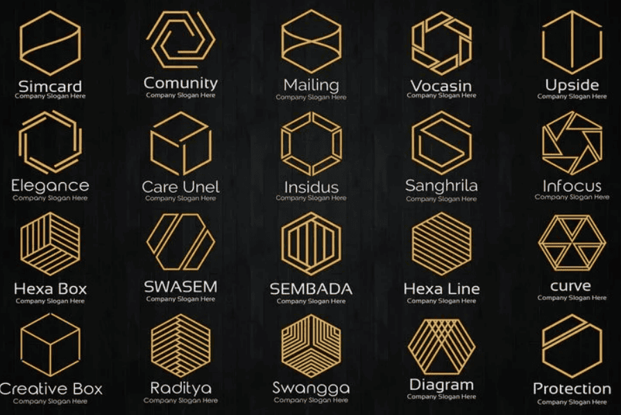 Hexagon Premade Logo Emblem Vol.2