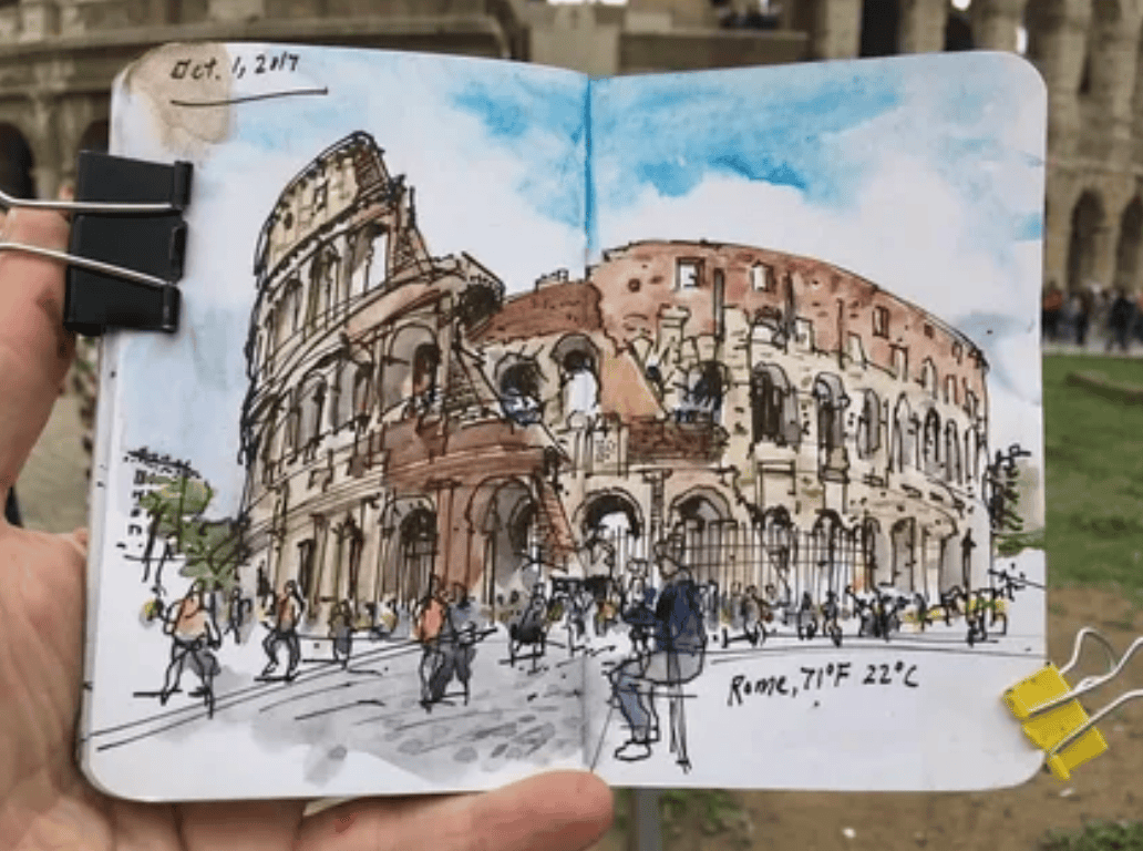 [Краснова] Курс рисования для путешественников - LET'S TRAVEL! SKETCH