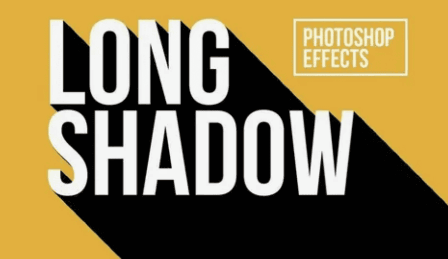 Long Shadow Photoshop Effects