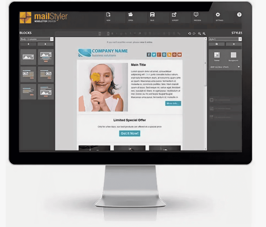 MailStyler Pro 1.4.0.1 - программа для создания email шаблонов