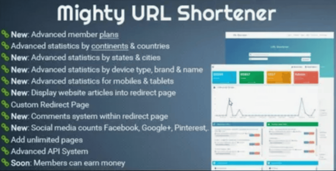 Mighty URL Shortener Nulled - Массивный короткий скрипт URL