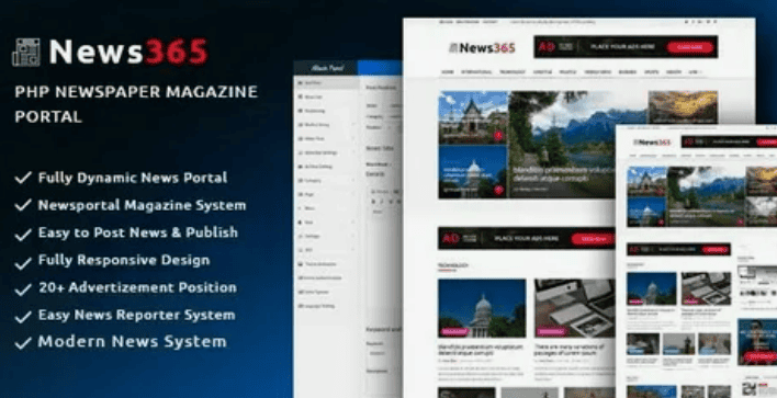 NEWS365 V1.5 - Скрипт новостного портала