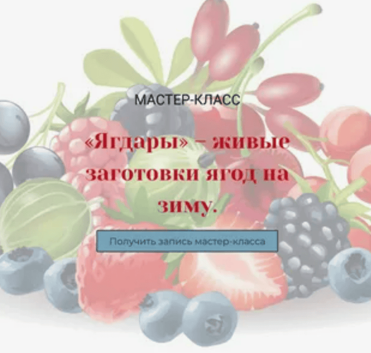 [Оксана Мицкевич] Ягдары – живые заготовки ягод на зиму  (2018)