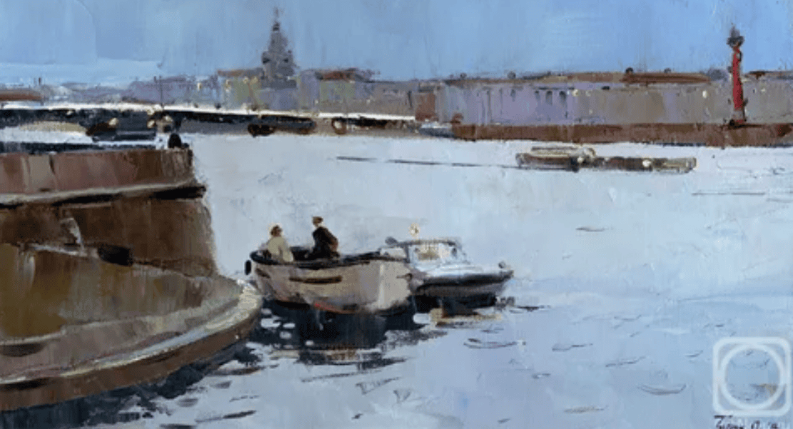 [Петр Тютрин] Зимний пленэр в Петербурге