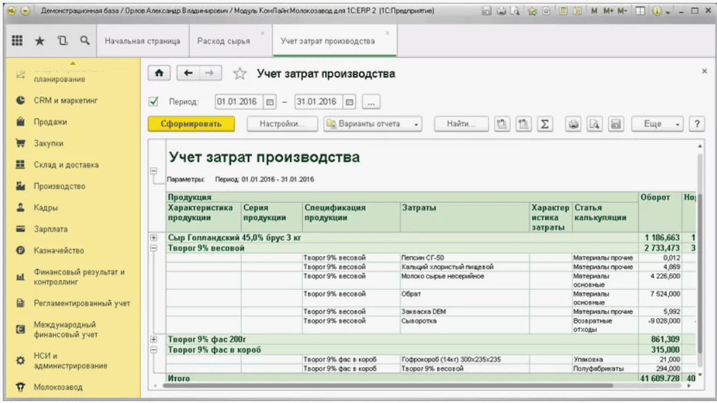 [Специалист] Управленческий учет затрат, финансовый результат в 1С ERP
