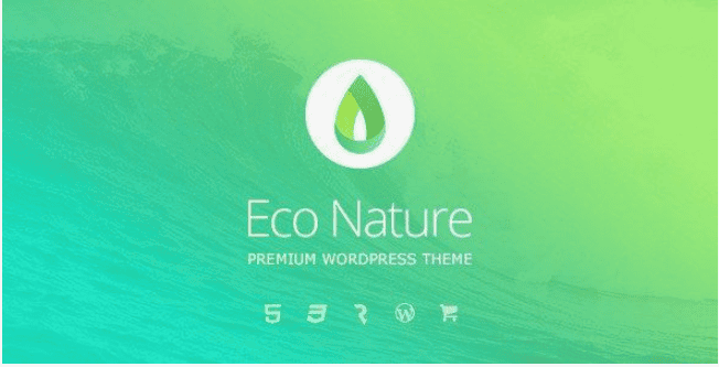 [Themeforest] Eco Nature v1.3.2 — окружающая среда и экология WordPress тема