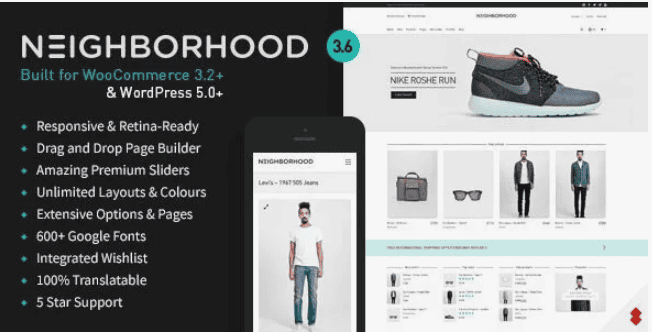 [Themeforest] Neighborhood 3.4.63 — русский универсальный WooCommerce WordPress шаблон