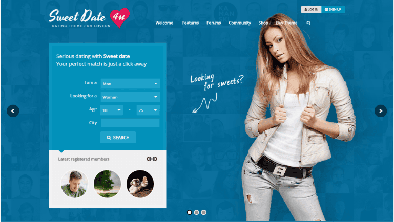 [Themeforest] Sweet Date v2.9.11 — сайт знакомств / свидания / сообщество WordPress шаблон