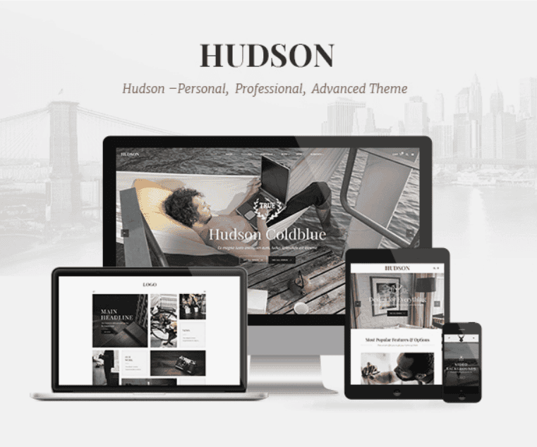 [WordPress] Hudson v.1.2.1 - шикарная премиум тема для wordpress