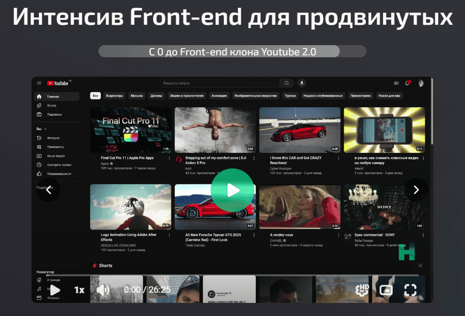 [Red Group x htmllessons.io] Интенсив Front-end для продвинутых (2024)