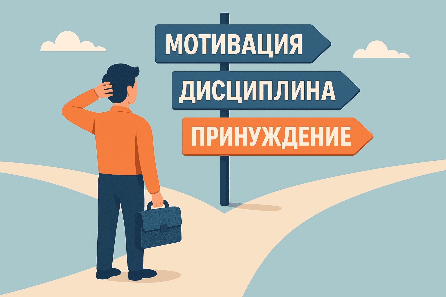 Что реально двигает нас вперёд: мотивация, дисциплина или принуждение?