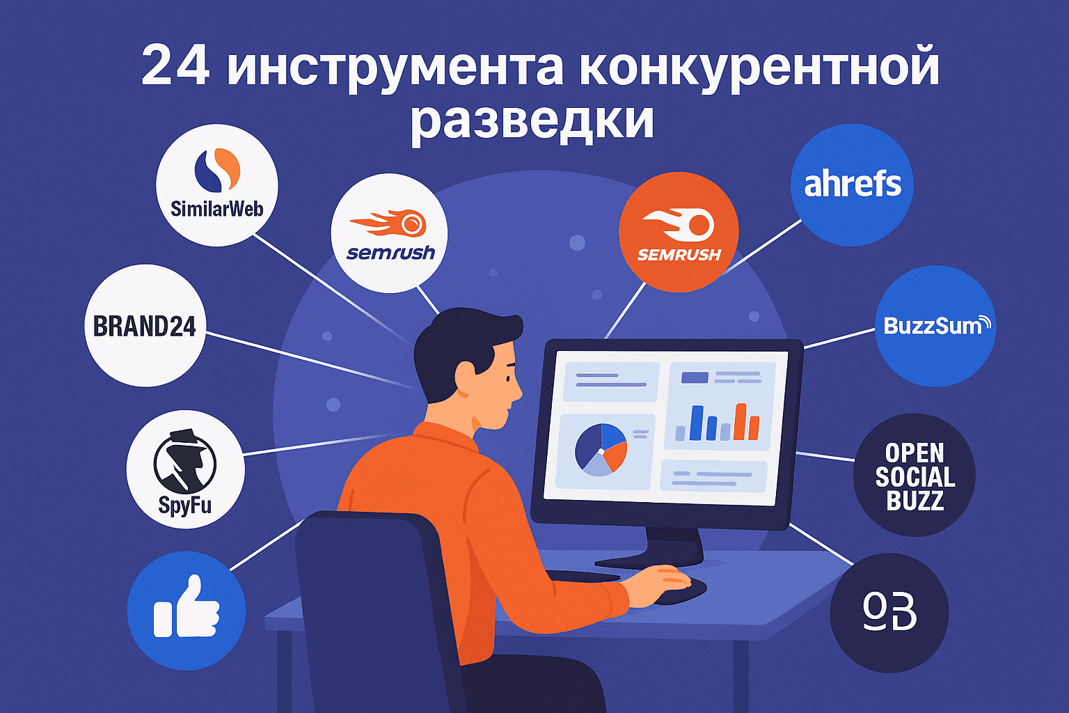24 инструмента конкурентной разведки в интернете: от слежки до стратегии